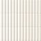 Fluted White 10x30 flis