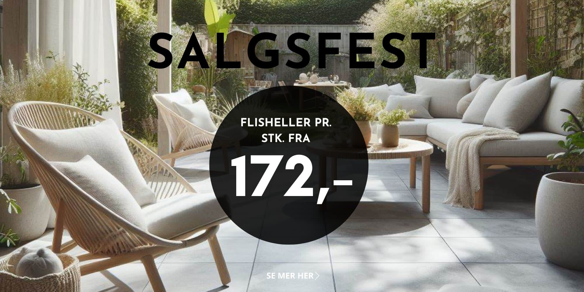 Salgsfest hos Norfloor med tilbud på flisheller