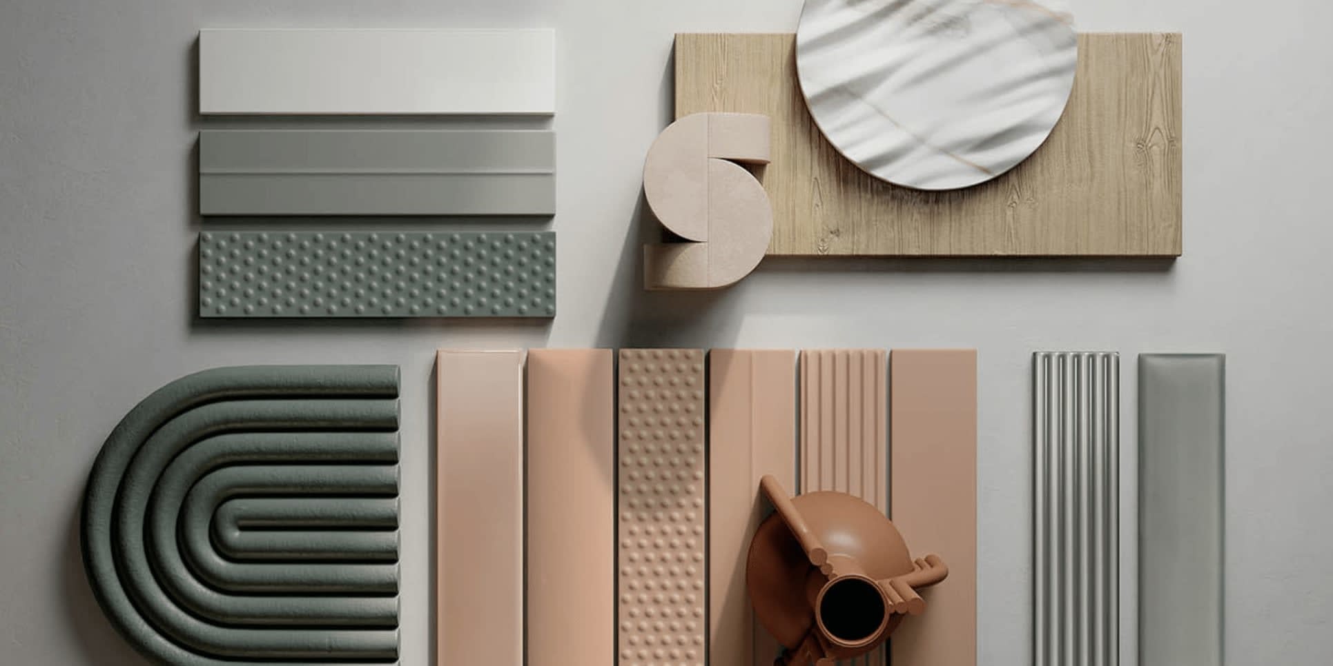 Vibes fliser i et mord board