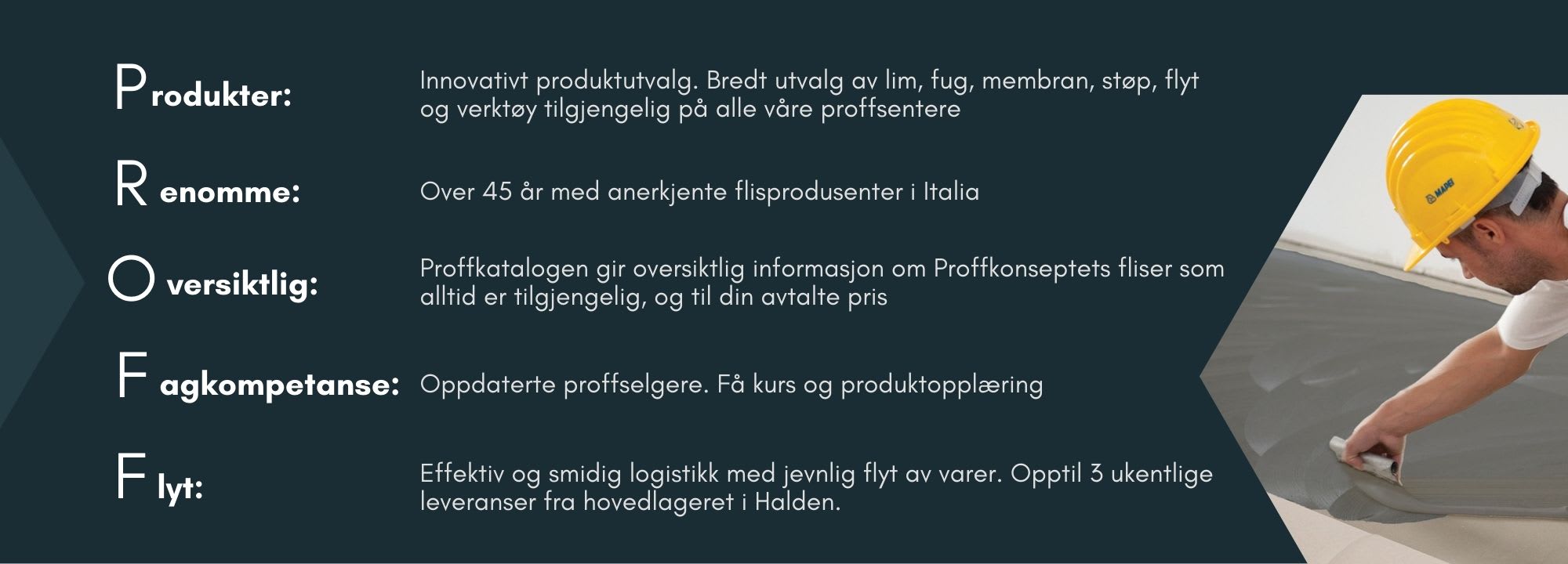 Norfloor Proff-konsept