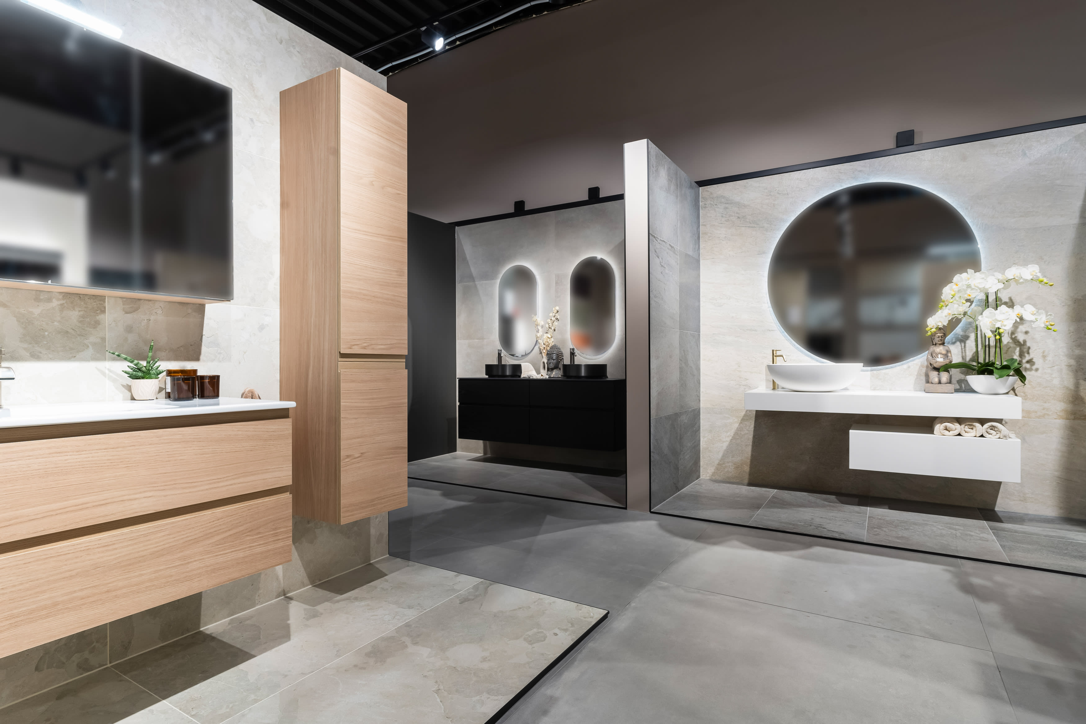 Baderom utstilt hos Norfloor Sandefjord