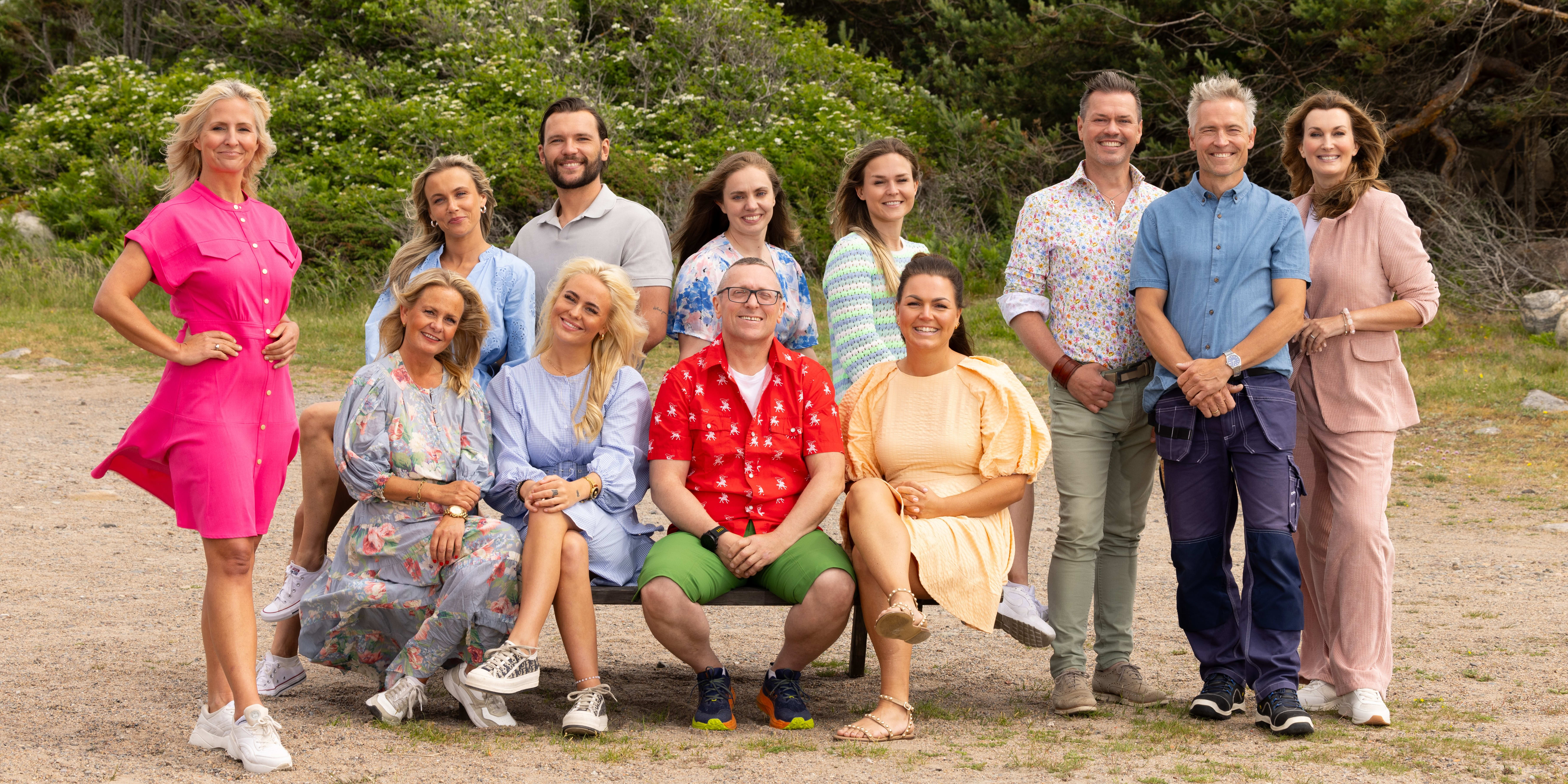 Deltagere og programleder for Sommerhytta 2025