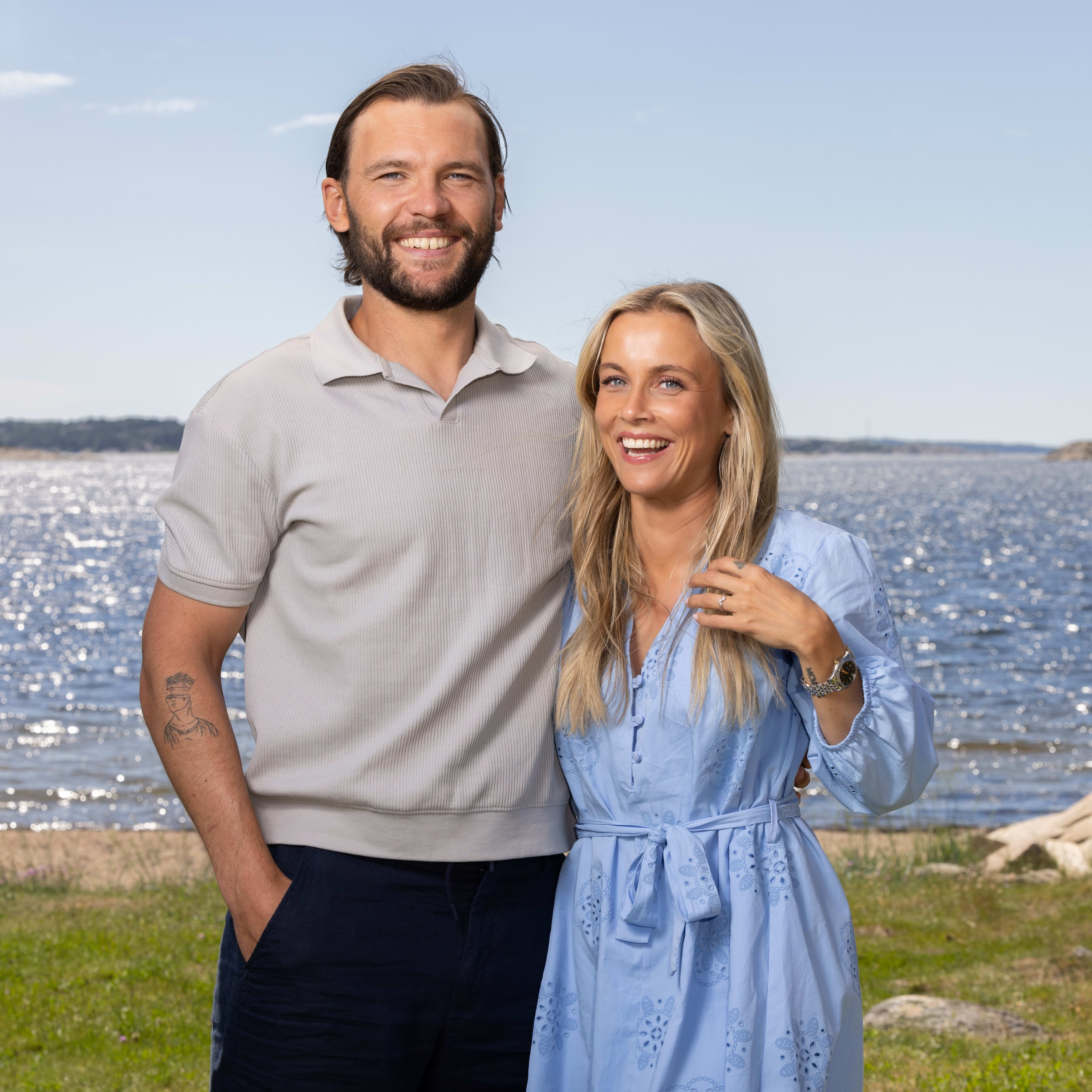 Frida og Thomas fra Sommerhytta gult lag