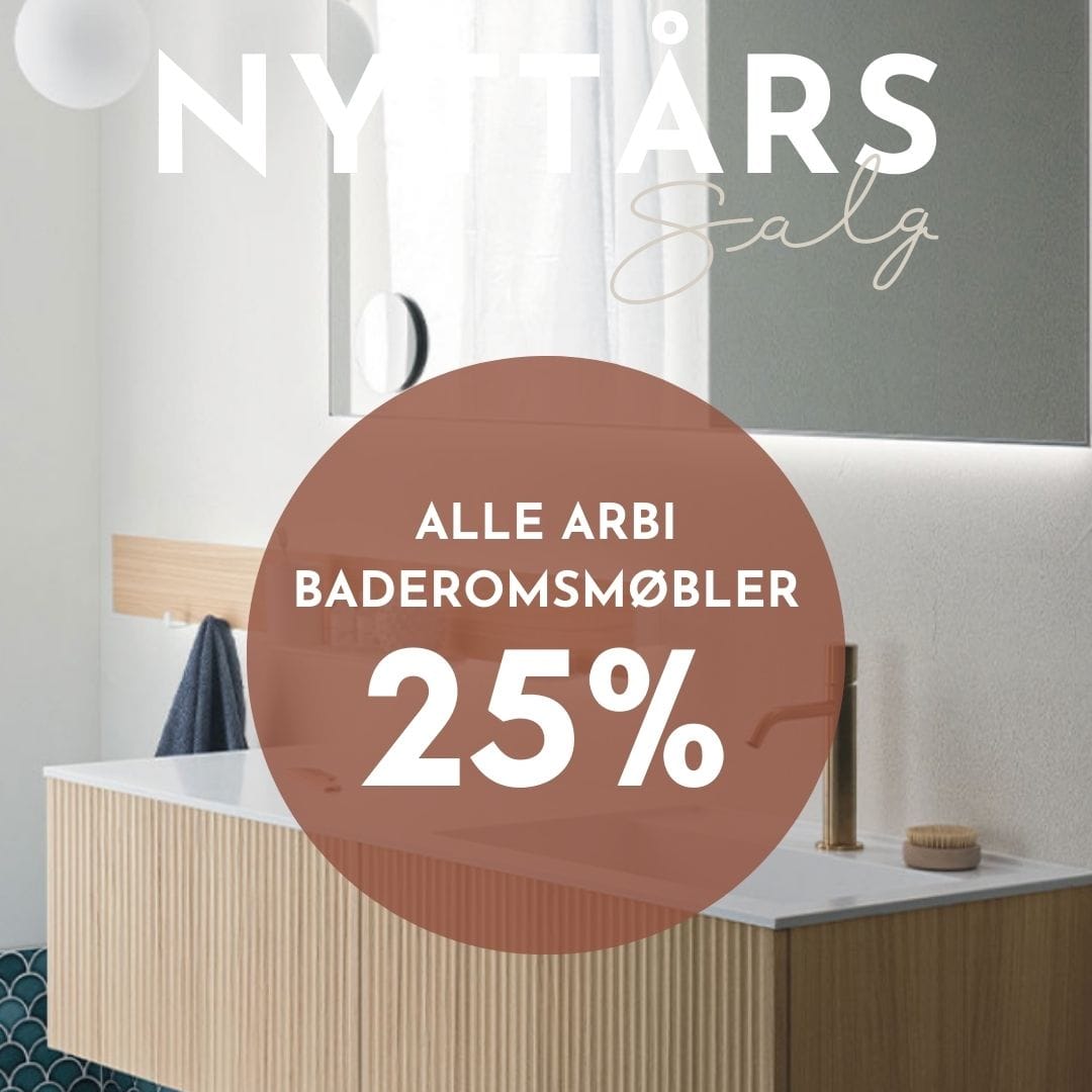 Arbi baderomsinnredning fra Arbi på salg hos Norfloor.