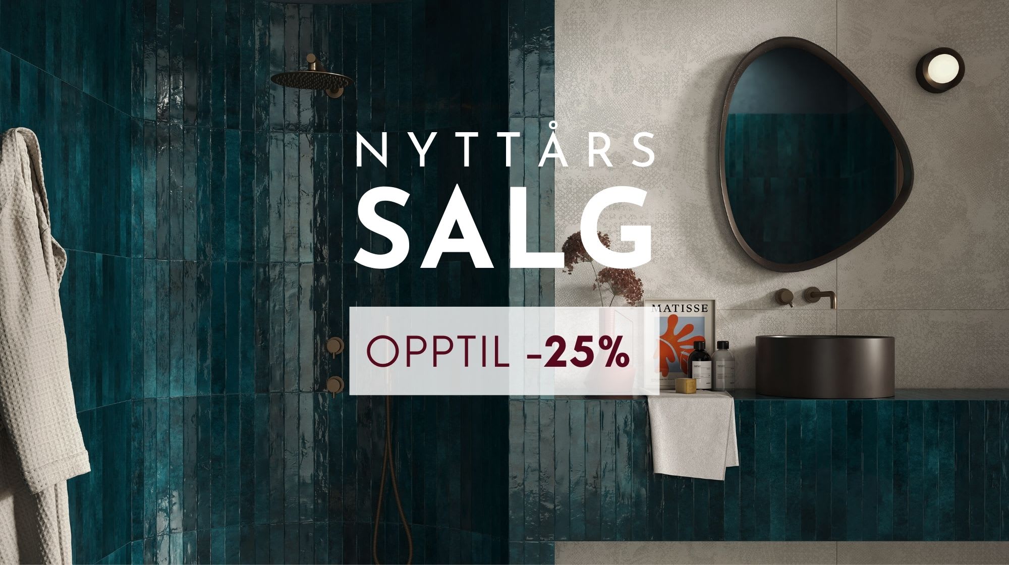 Salg på baderomsfliser hos Norfloor