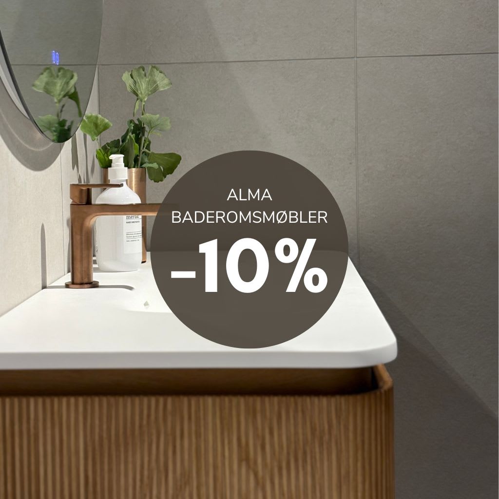 Alma Studio baderomsinnredning