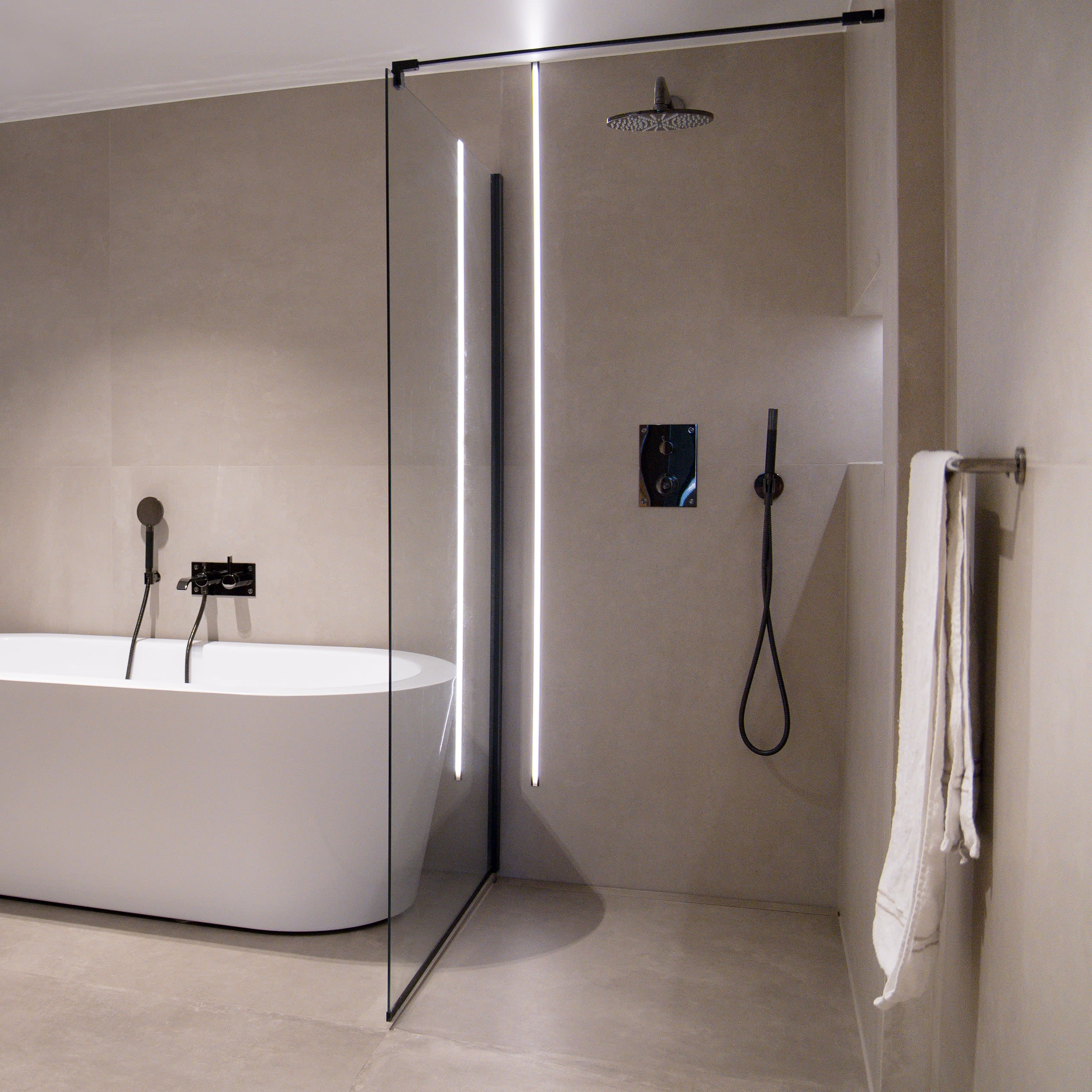 Azuma Up fliser med betong-look i 120x120