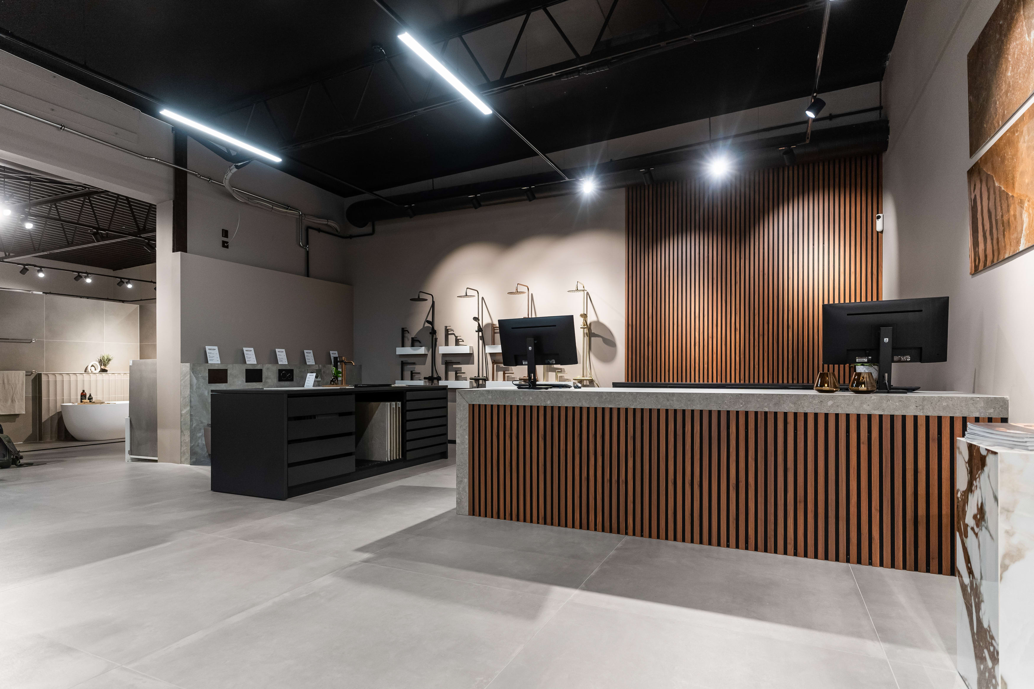 Showroom hos Norfloor Sandefjord