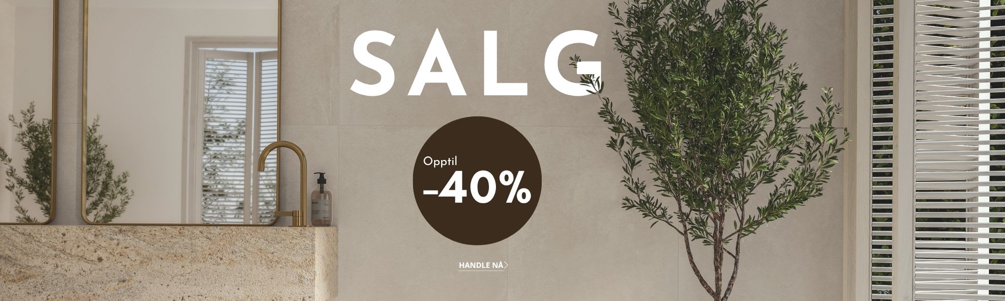 Norfloor har salg på gessi servantbatteri og baderomsfliser.