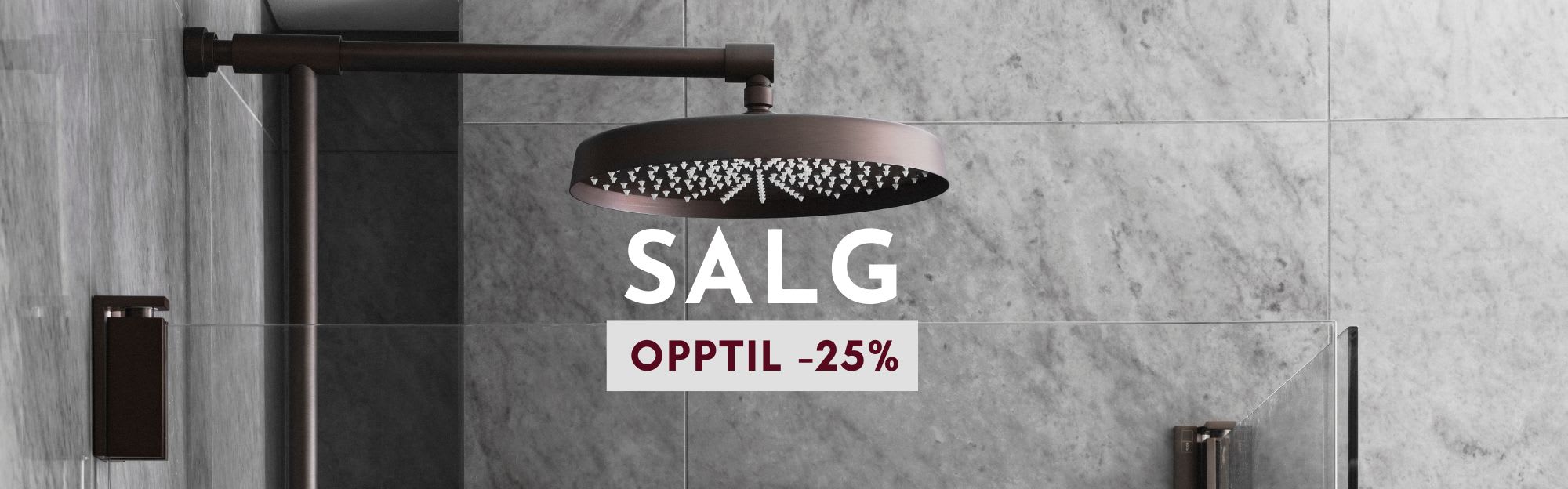 Finn Tapwell takdusjer, servantkraner og en rekke baderomsfliser, gulvfliser, veggfliser og dekortfliser på salg hos Norfloor.