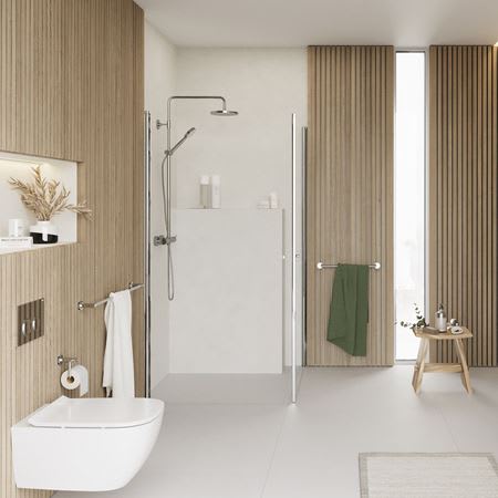 Dusjhjørne fra Korsbakken bad