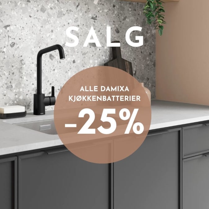 Damixa Pine kjøkkenbatteri fra Korsbakken
