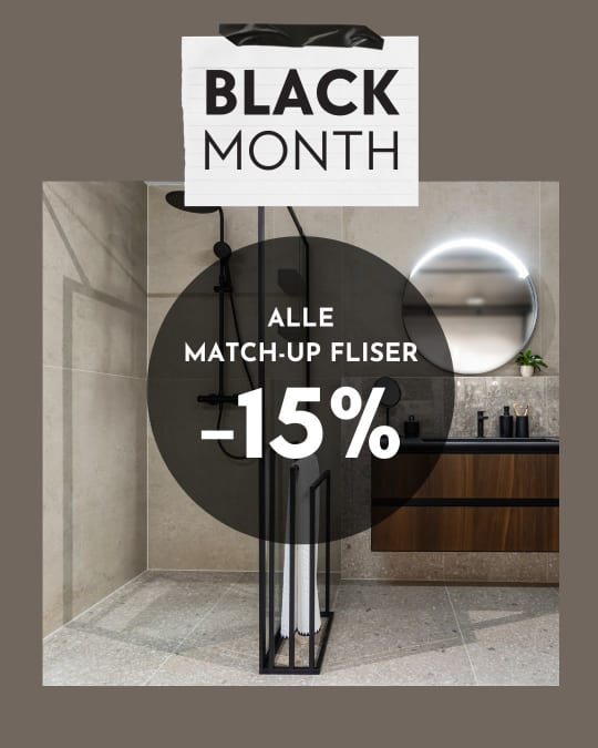 Baderomsfliser Match Up på salg hos Norfloor