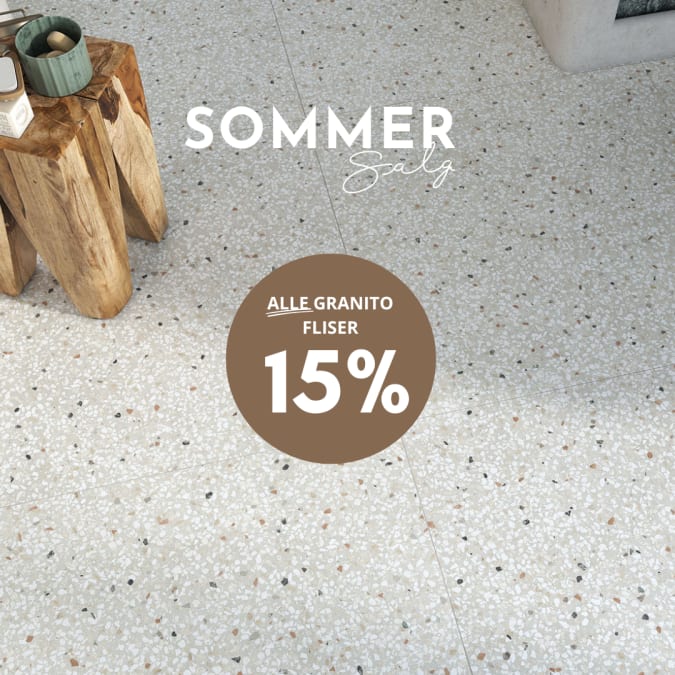 Terrazzo fliser til baderom og som gulvfliser på salg