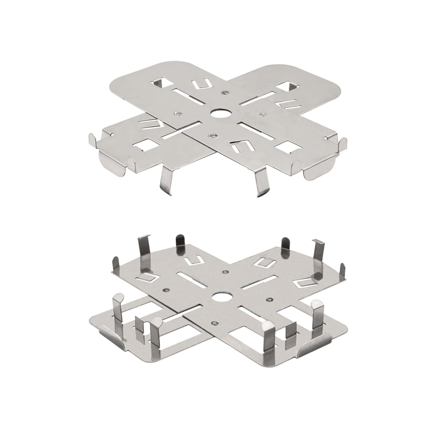 Klips for hjørne skjortekant til flisheller