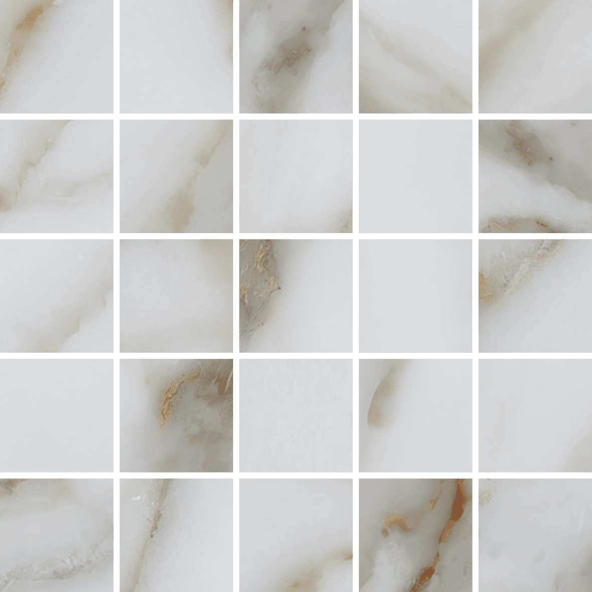 Madras Calacatta Gold mosaikkflis