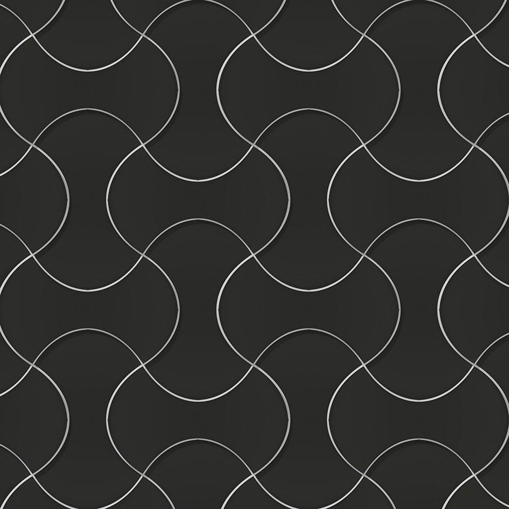 Norse Knit Black Swan 30x30 Mosaikk