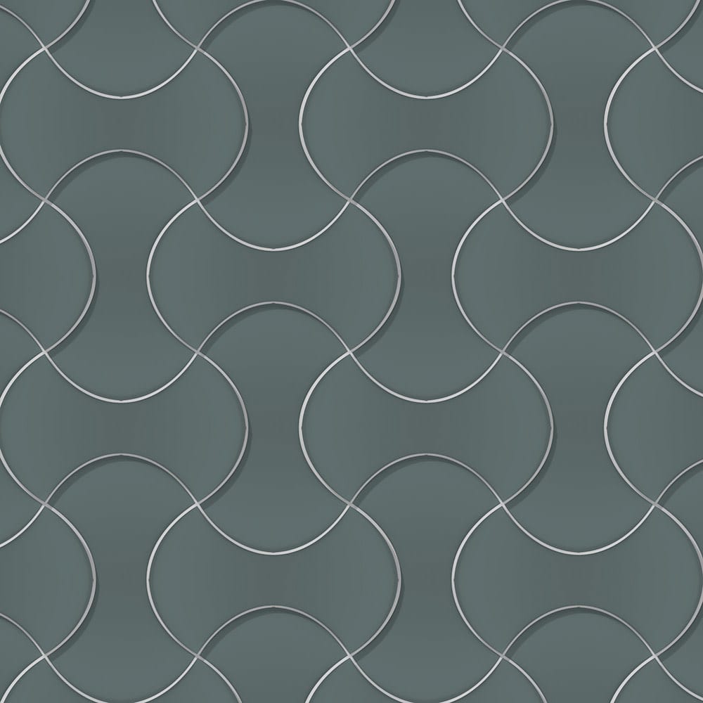 Norse Knit Laurel Green 30x30 Mosaikk