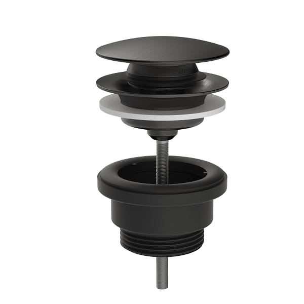 Gessi bunnventil børstet Black Metal PVD