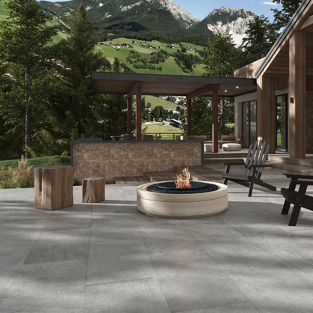 Retreat Quarzite Silver 120x120 Flis