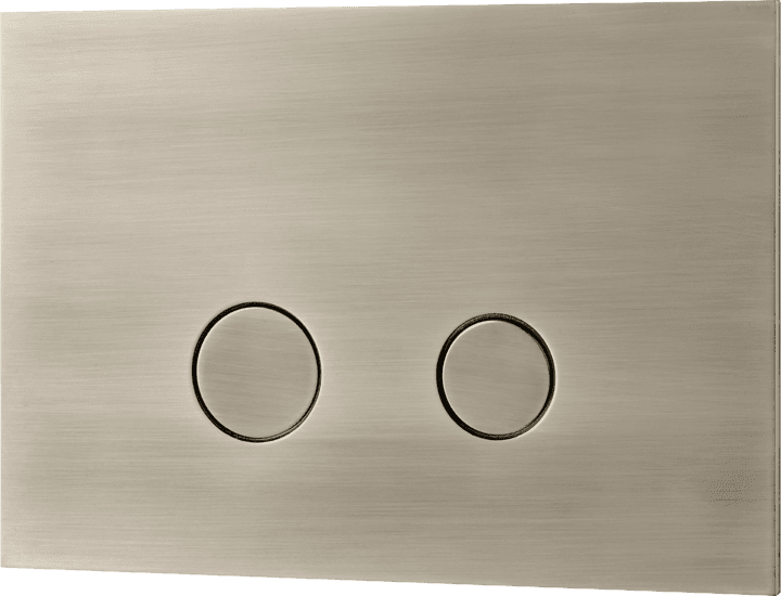 Duo112 Tece Brushed Nickel Betjeningsplate Til Vegghengt Toalett