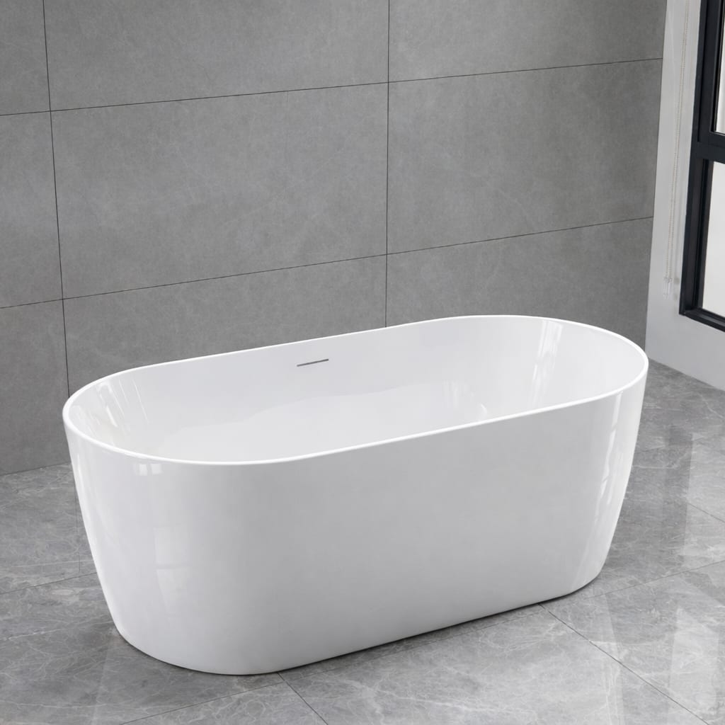 Alma Stromboli frittstående badekar 150cm