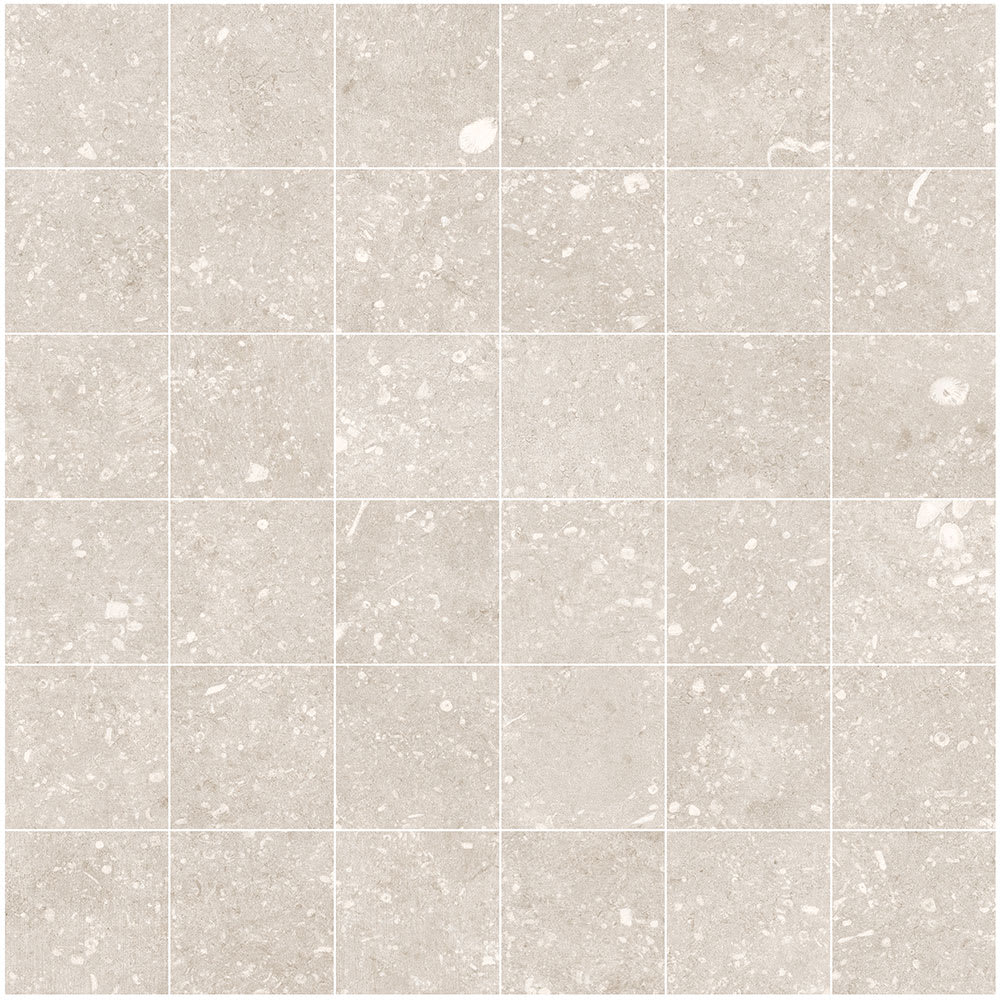 Norlith Sandstone Beige 5x5 Mosaikk Matt