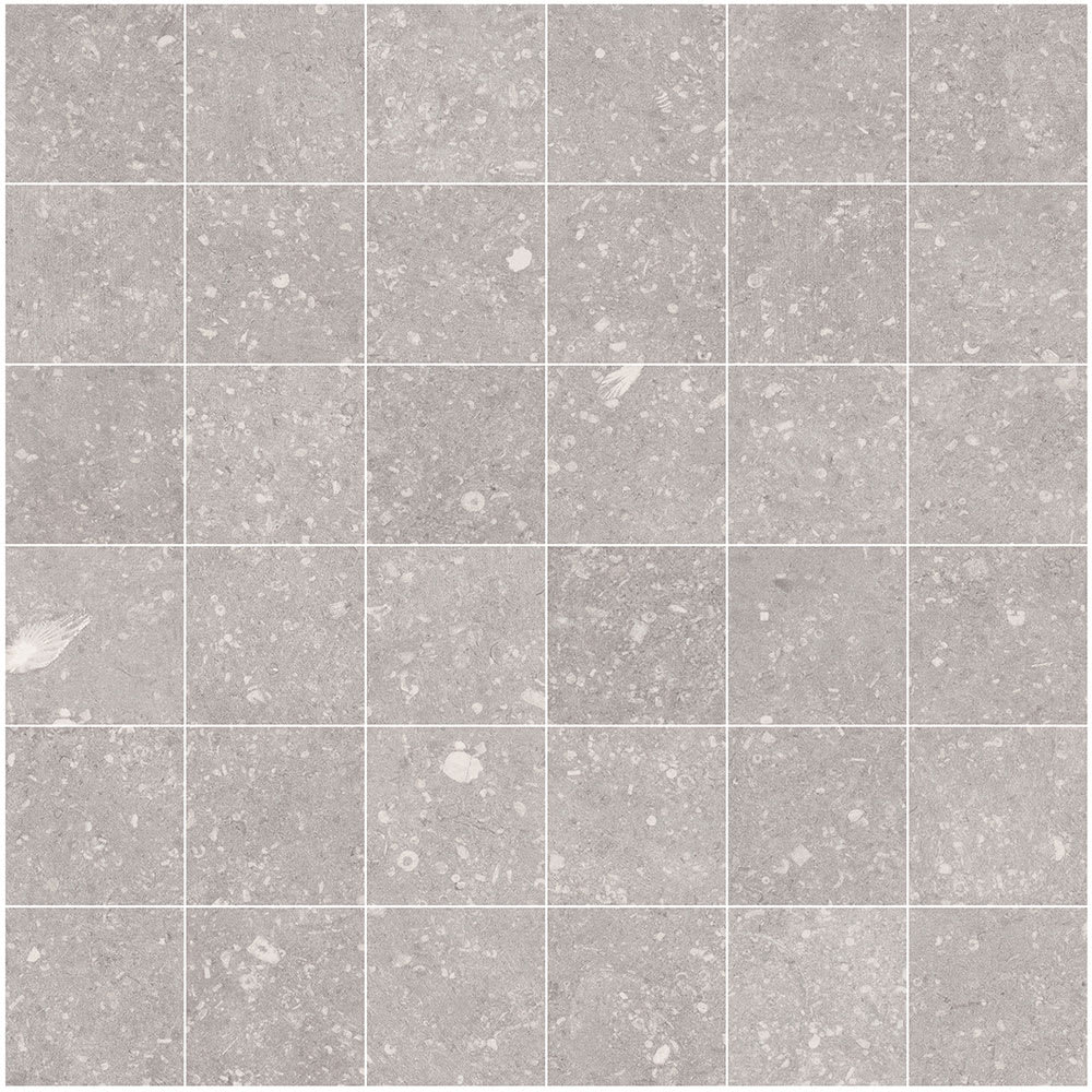 Norlith Shore Taupe 5x5 Mosaikk Matt