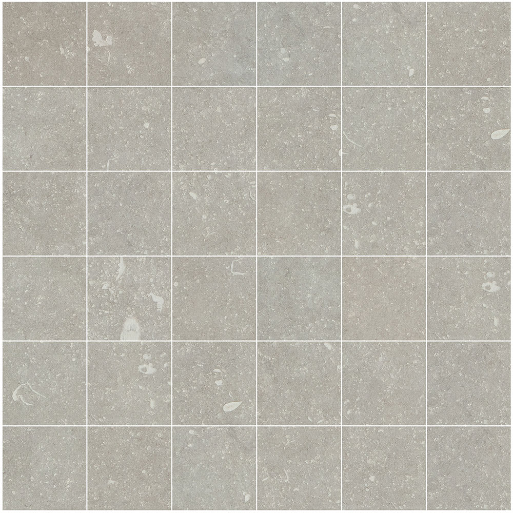 Norlith Drift Grey 5x5 Mosaikk Matt