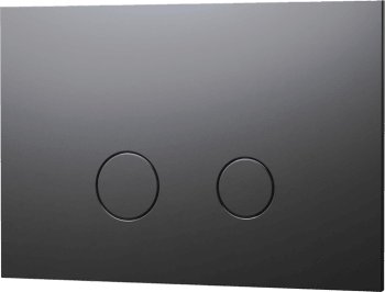 Duo112 Tece Black Chrome Betjeningsplate Til Vegghengt Toalett