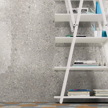 Match Up Mix Terrazzo Earl Grey 60x120 polert flis