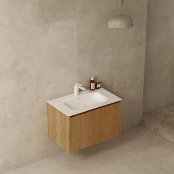 Alma Dune 80cm m/ servant i blank porselen