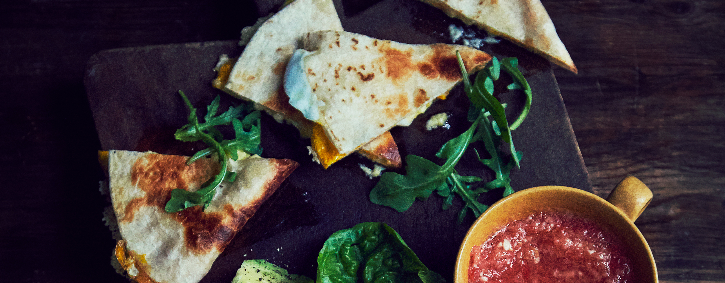 Enkel quesadilla