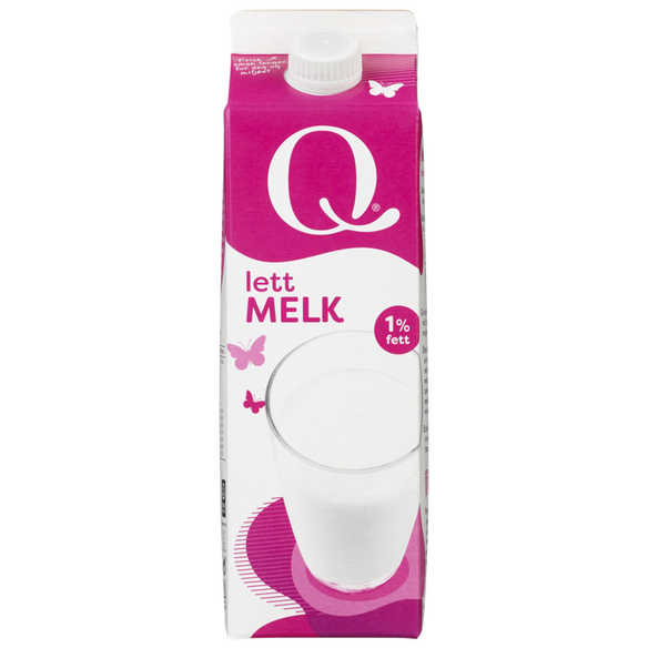 Lettmelk 1%