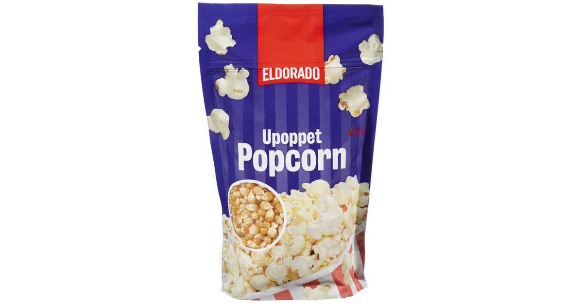 Popcorn karbohydrater