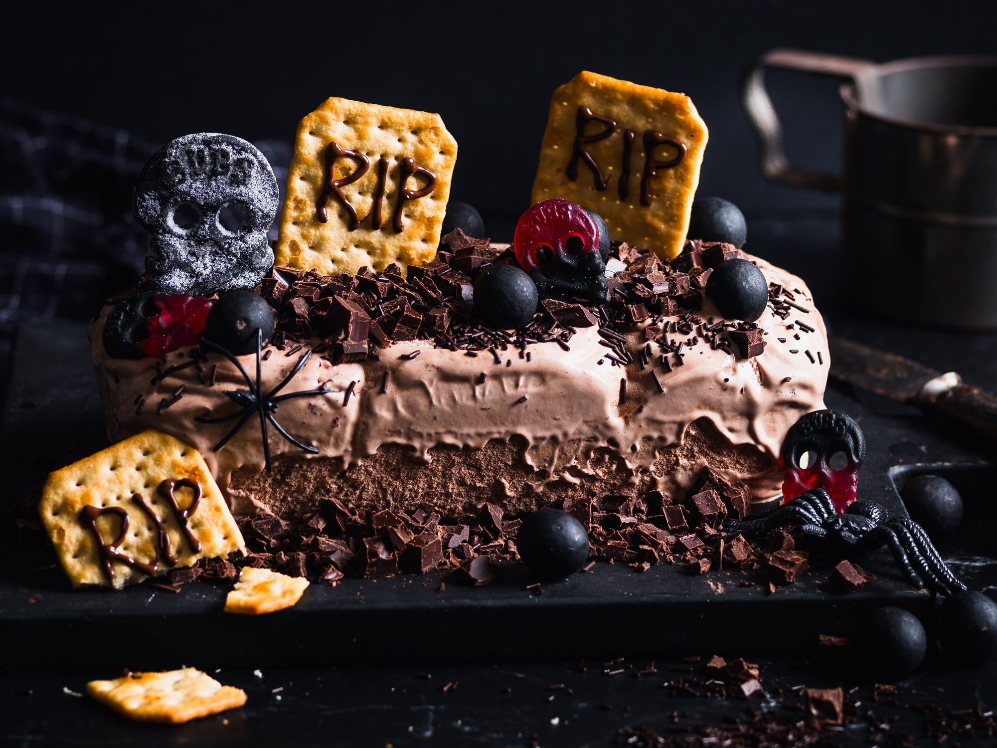 Enkel iskake til Halloween
