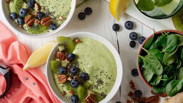 Sunn grønn smoothiebowl