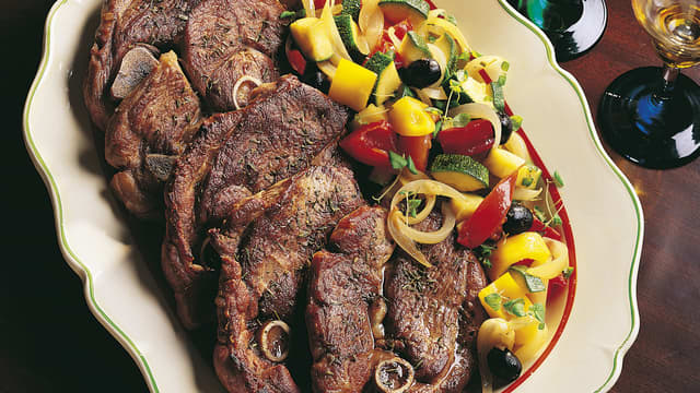 Lammeskiver på grønnsakseng