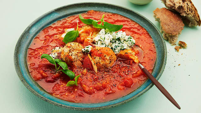 Frisk tomatsuppe