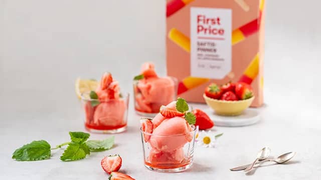 Billig og forfriskende sorbet