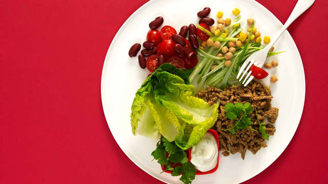 Bønnesalat tacostyle