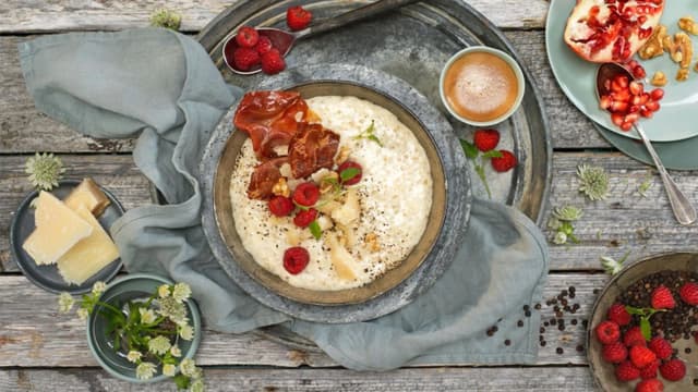 Havregrøt med spennende tilbehør