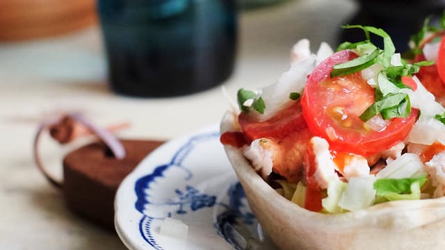 Kylling picante med tomat, koriander og pico de gallo