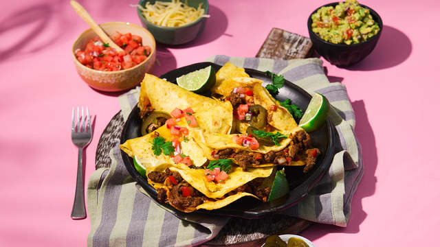 Crispy taco med guacamole og vannmelonsalsa