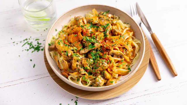 Rask biffgryte med tagliatelle