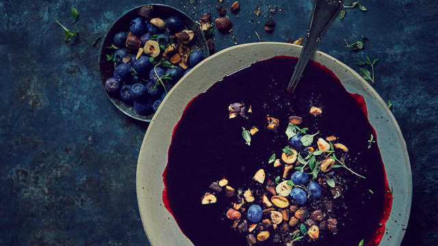Blåbærsuppe