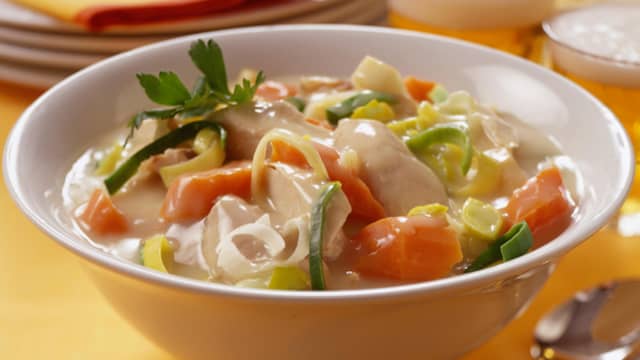 Frikassé med kylling