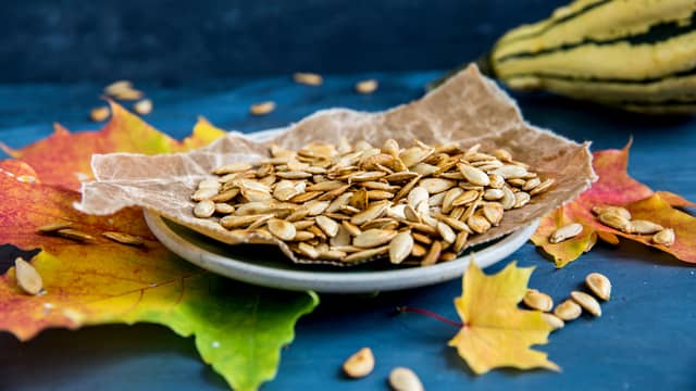 Ristede gresskarkjerner