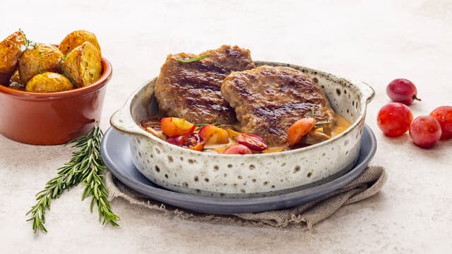 Karbonader i smakfull fløtesaus