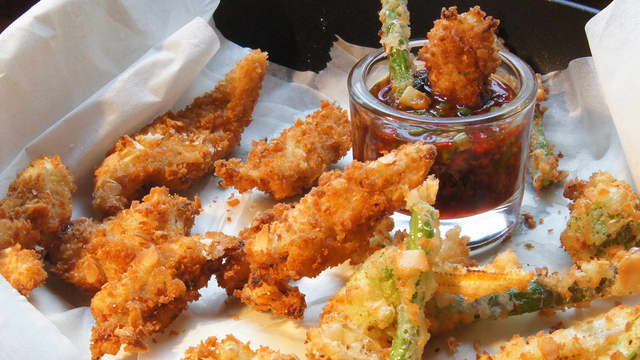 Fritert Oumph! Tapas med soyadip